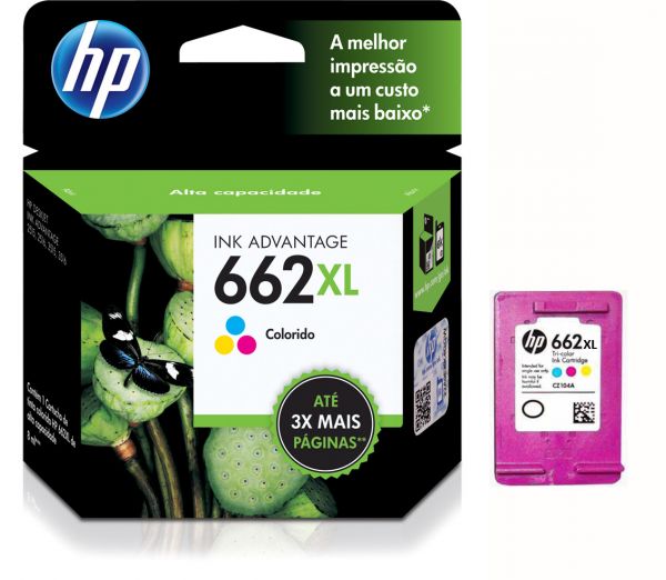 Cartucho HP 662XL Color